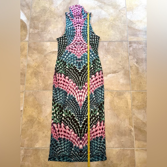 AFRM open back multicolor sleaveless mockneck dress size M - Picture 14 of 14